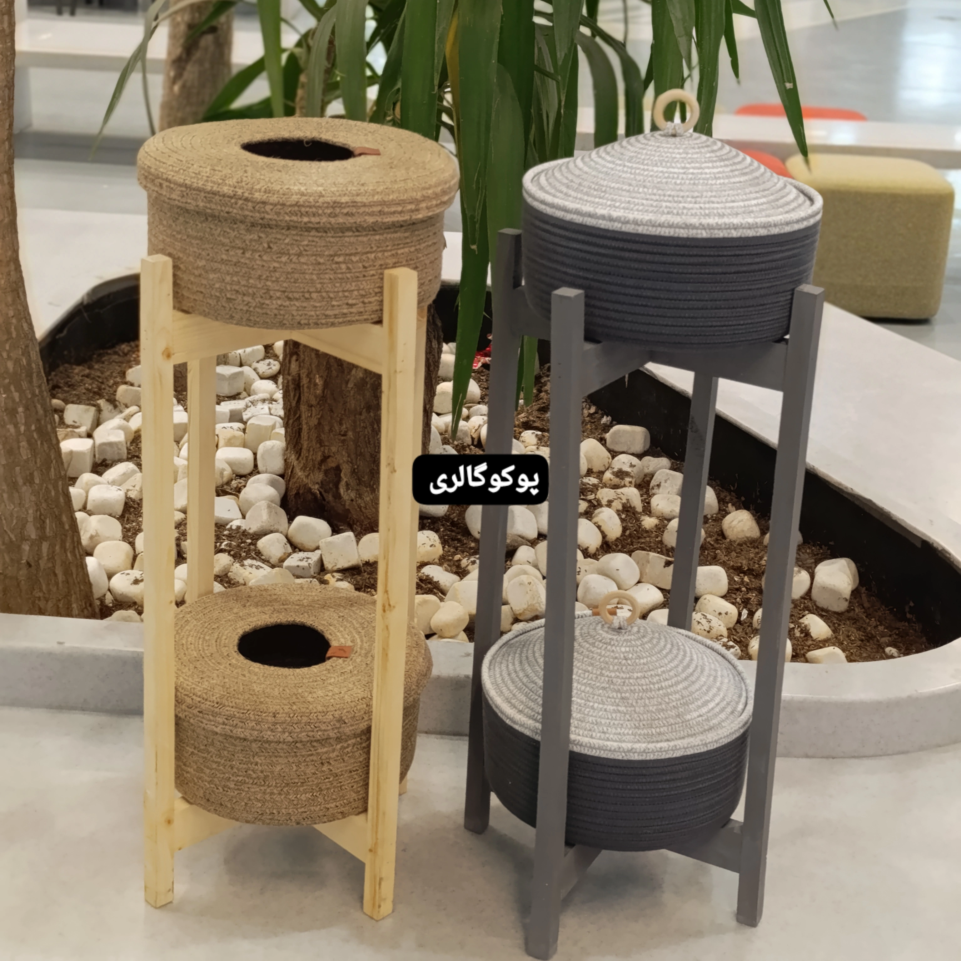سبد درب دار برای سیب زمینی پیاز نخ پنبه اعلا